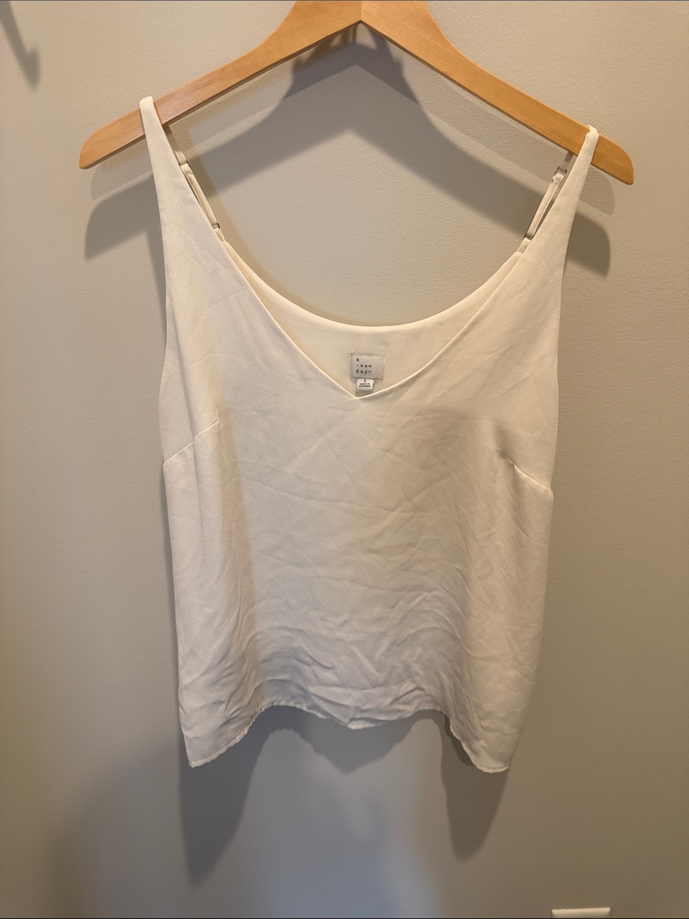 a new day White V-Neck Camisole Tank Top